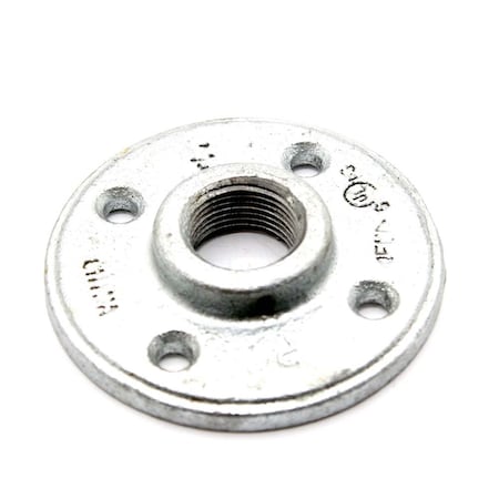 1-1/4 Inch Galvanized Steel Floor Flange